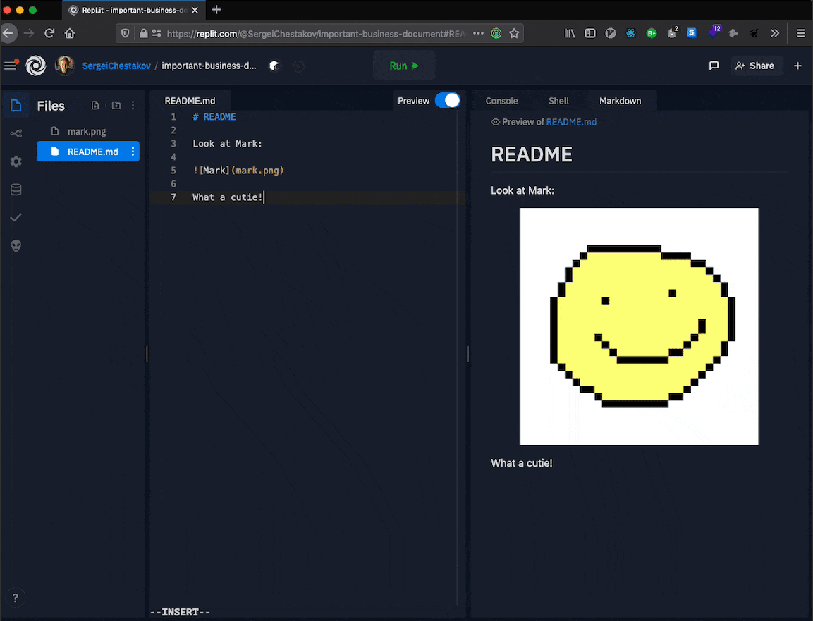 Replit добавил live-превью для Markdown