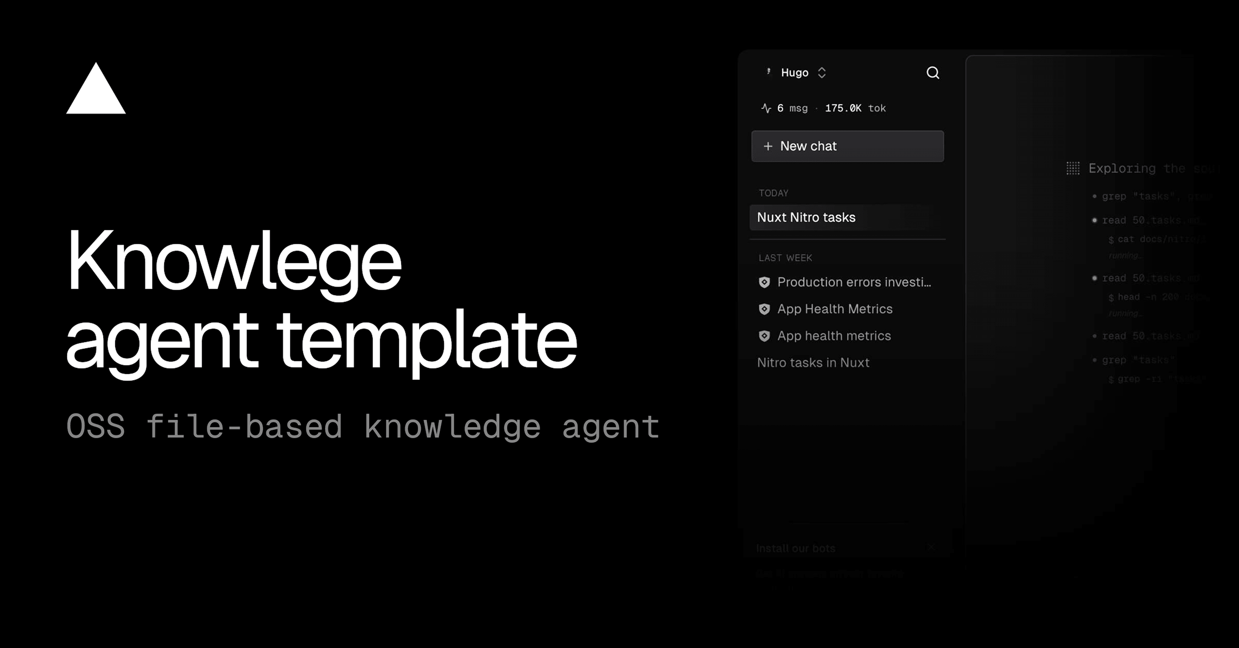 Vercel выпустил шаблон knowledge-агентов без эмбеддингов и векторных БД