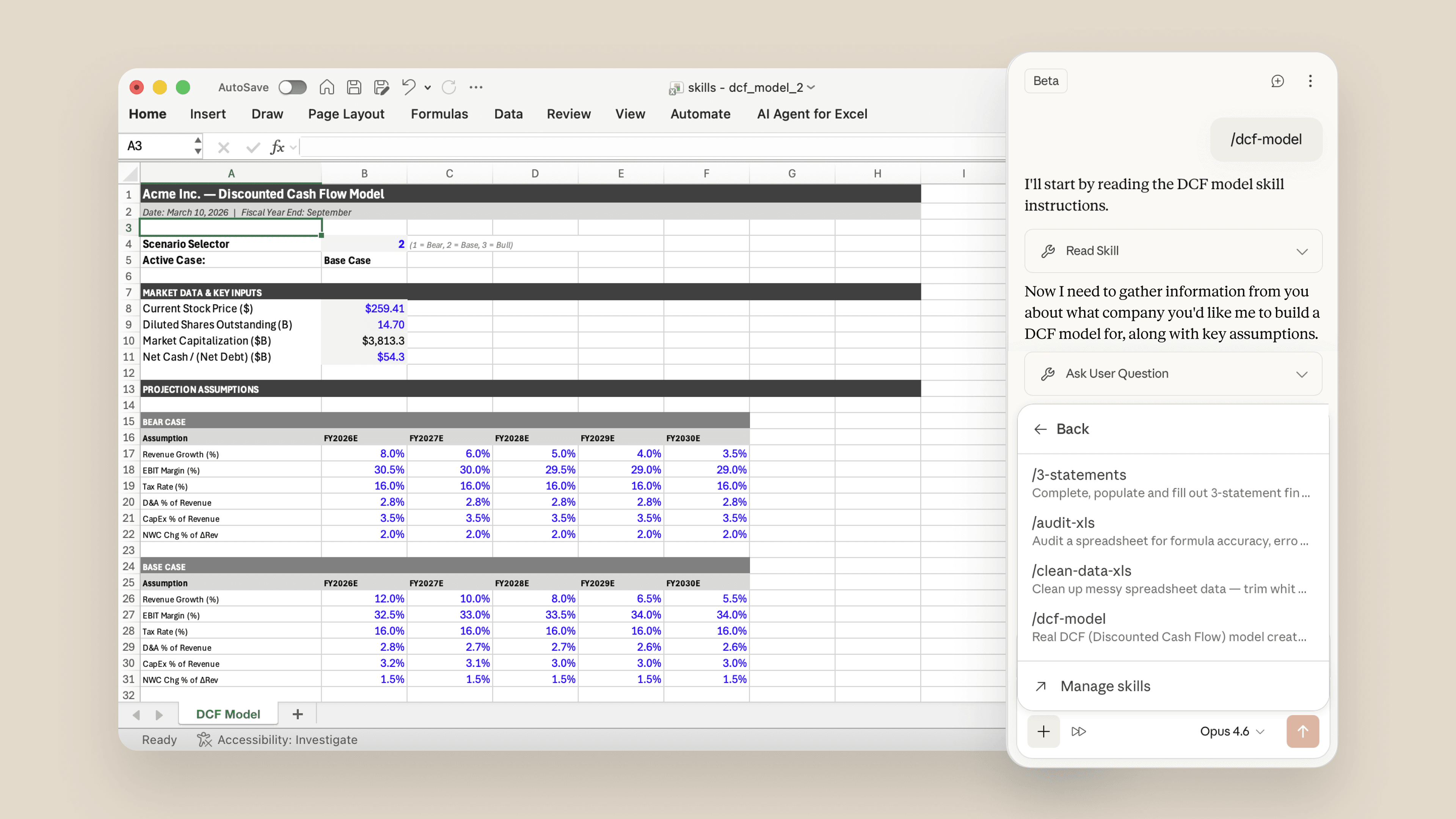 Claude для Excel и PowerPoint: общий контекст и навыки в одном чате
