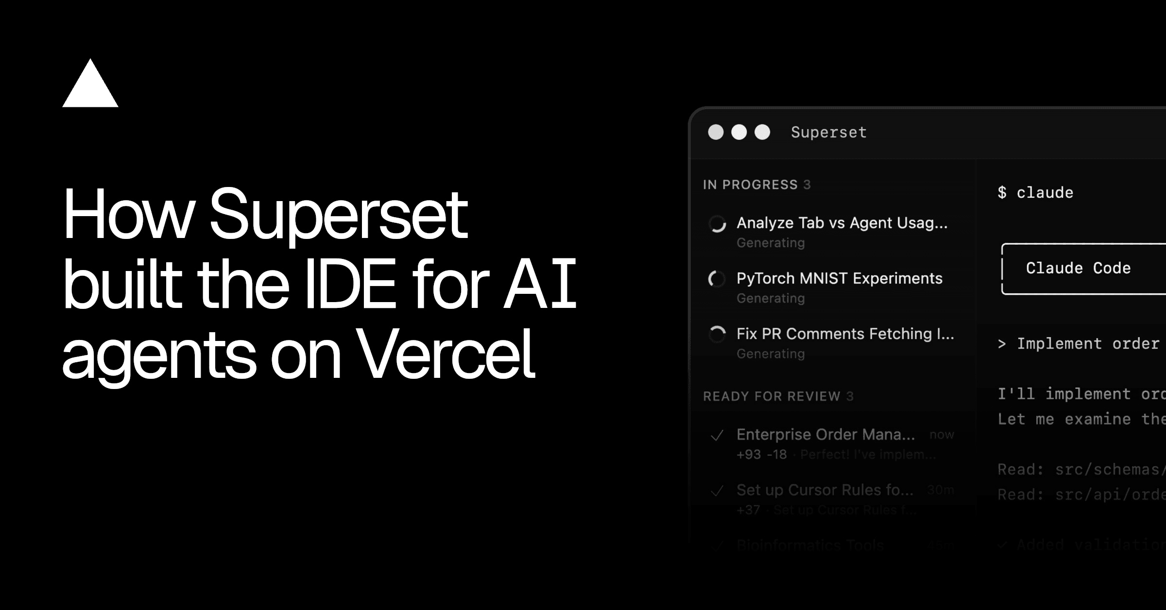 Десяток агентов параллельно: Superset, превью и билды на Vercel