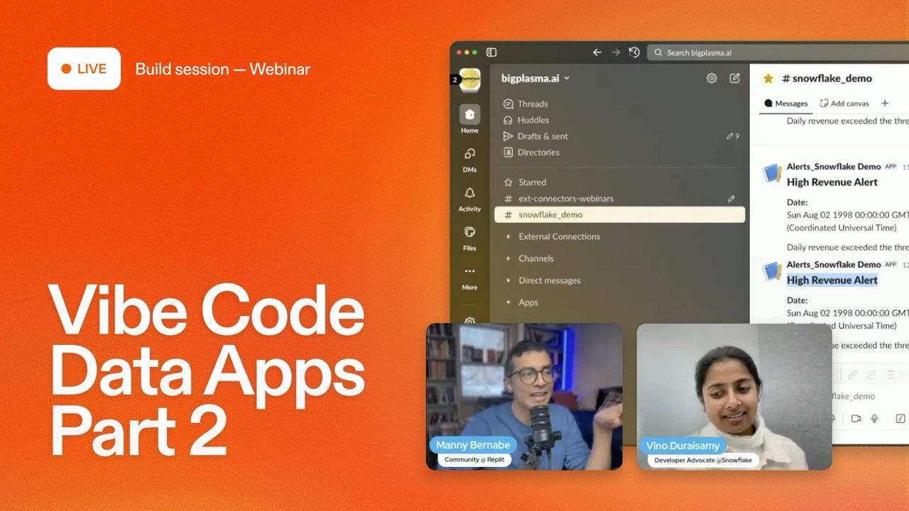 Replit и Snowflake: от дашбордов к живым data-приложениям