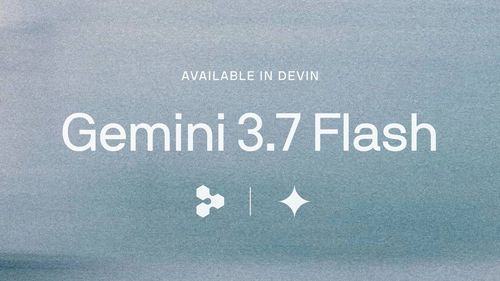 Интерфейс Devin с выбором модели Gemini 3.7 Flash рядом с графиком стоимости и качества на инженерных задачах.