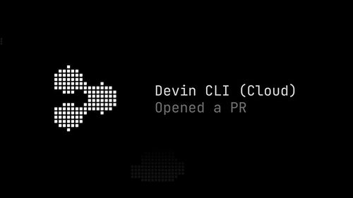 Терминал с активной облачной сессией Devin и подключением к удалённой виртуальной машине.