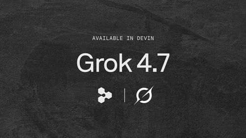 Интерфейс агента Devin выбирает модель Grok 4.7 для инженерной задачи на бэкенде.