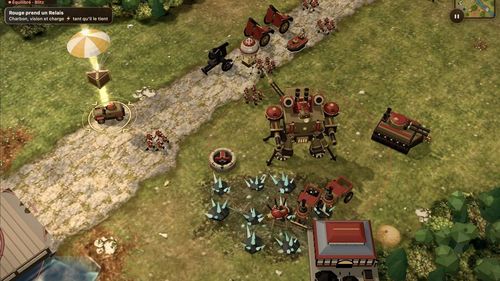 Steampunk-юниты Belle Époque и дирижабли на карте RTS после форка открытой Battle Drones.