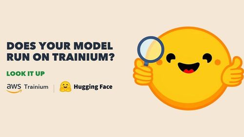 Таблица на Hugging Face Space со статусами прогона моделей Transformers на чипах AWS Trainium и метриками памяти.