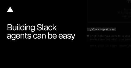 Slack-бот за один сеанс: Vercel skill для Cursor и других агентов